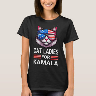 Harris Wheimer 2024 Rolig Kattvalkampanj Kamala Ha T Shirt