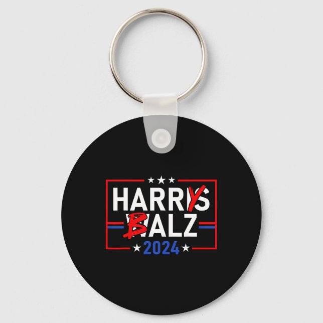 Harris Wheimer 24 Harry B 2024 Meme Democratics Vo Nyckelring (Framsida)