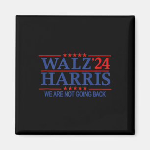 Harris Wheimer 24 Kampanj 2024 Vi Kommer Inte Gå B Magnet