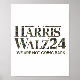 Harris Wheimer 24 Vi ska inte gå tillbaka militärt Poster