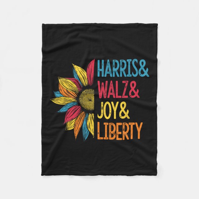 Harris Wheimer Joy Liberty - Harris Waltz 2024 Ret Fleecefilt (Framsidan)