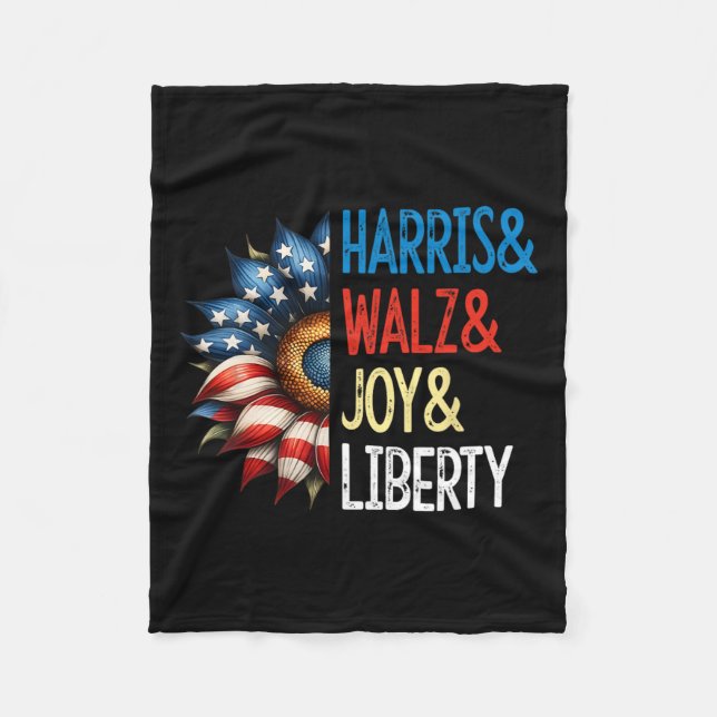 Harris Wheimer Joy Liberty - Harris Waltz 2024 Ret Fleecefilt (Framsidan)