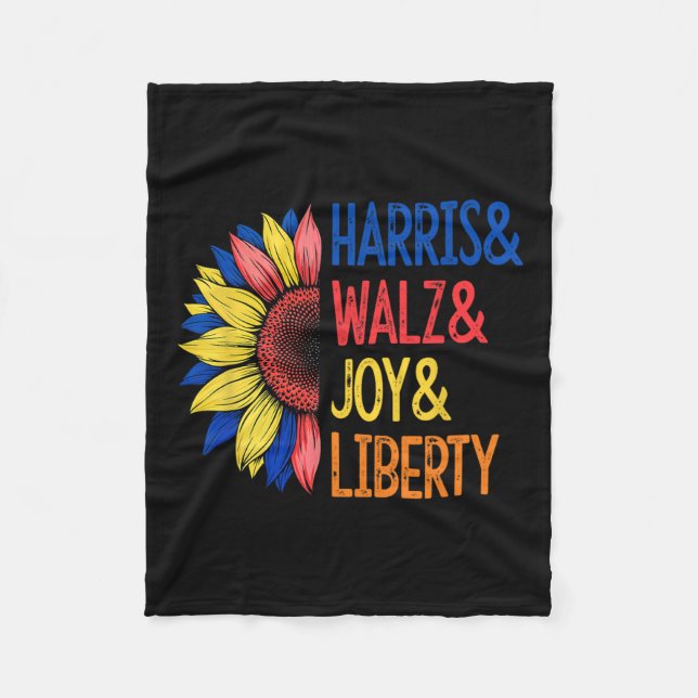 Harris Wheimer Joy Liberty - Harris Waltz 2024 Ret Fleecefilt (Framsidan)