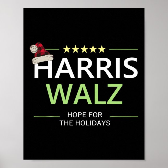 Harris Wheimer jul Hope for the Helgdagars Dem Poster (Framsidan)