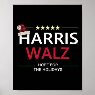 Harris Wheimer jul Hope for the Helgdagars Dem Poster