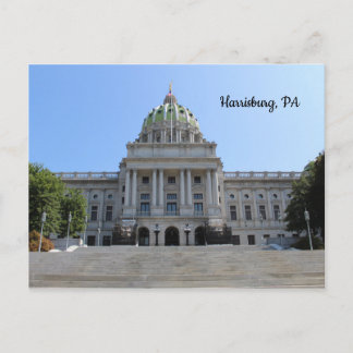 Harrisburg PA vykort Travel Keepsaké Huvudstad