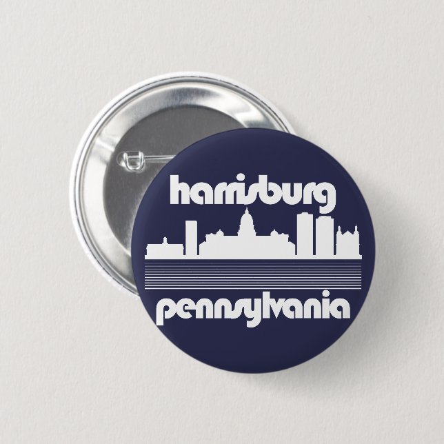 Harrisburg,Pennsylvania Knapp (Framsida & baksida)