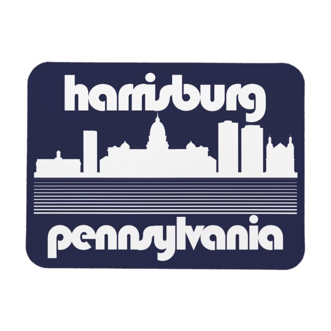 Harrisburg,Pennsylvania Magnet (Horisontell)