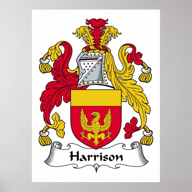 Harrison Family Crest Poster (Framsidan)