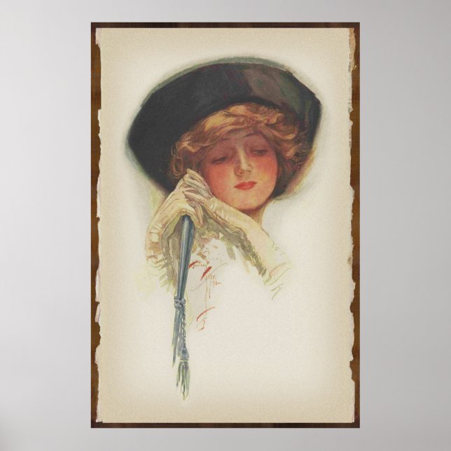 Harrison Fisher Art: American Girl Print #1 Poster (Framsidan)