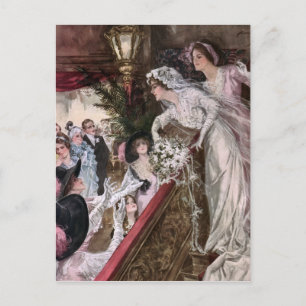 Harrison Fisher: Fånga Möhippan Bouquet Vykort