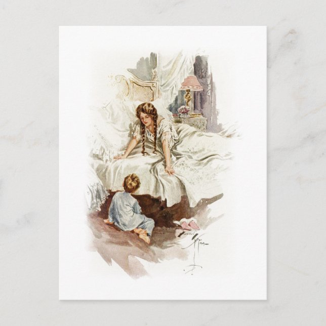 Harrison Fisher Hearts Desire Verkligen My Mor Vykort (Framsida)