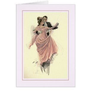 Harrison Fisher illustration Hälsningskort
