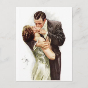 Harrison Fisher: Kiss Vykort