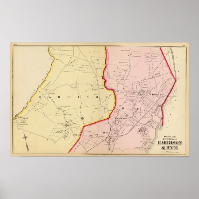 Harrison, Rye, New York 3 Poster (Framsidan)
