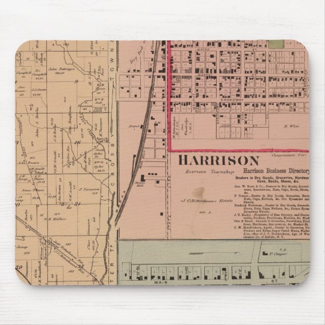 Harrison Township, Ohio Musmatta (Framsidan)
