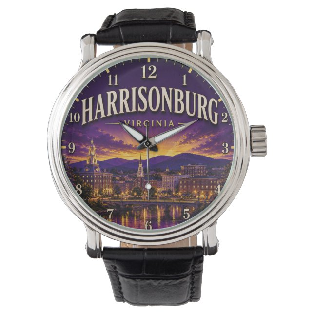 Harrisonburg Virginia Armbandsur (Framsida)