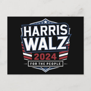HarrisWaltz 2024 Tröja KamalaHarris TimWaltz 2024 Vykort