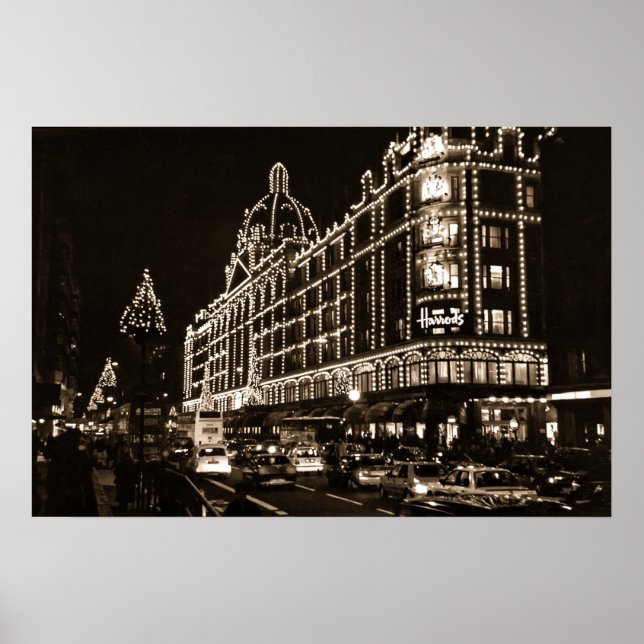 HARROD är på CHRISTMAS - LONDON Poster (Framsidan)