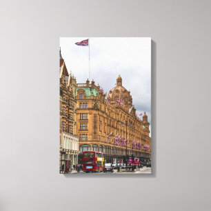Harrods av Knightsbridge HDR Canvastryck