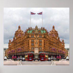 Harrods av Knightsbridge hdr Poster