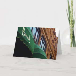 Harrods hälsningkort kort