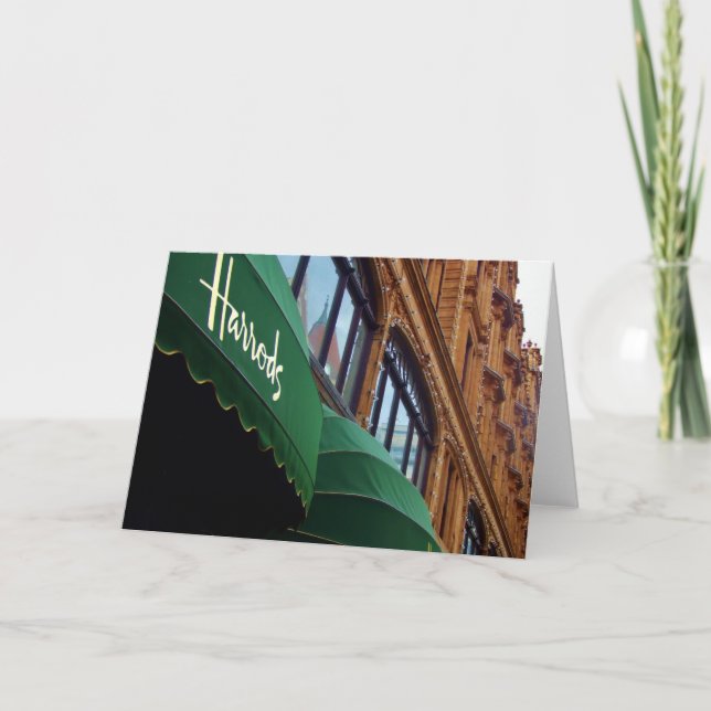 Harrods hälsningkort kort (Framsida)