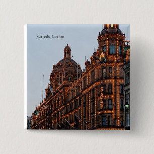 Harrods, London Night Ljus Knapp