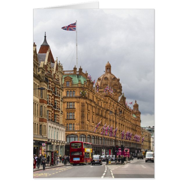 Harrods of Knightsbridge Hälsningskort (Framsidan)