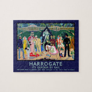 Harrogate Vintage affisch Puzzle Pussel