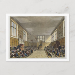 Harrow School Room från "History of Harrow School" Vykort