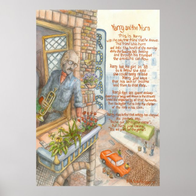 Harry and the Horn - Poster (Framsidan)