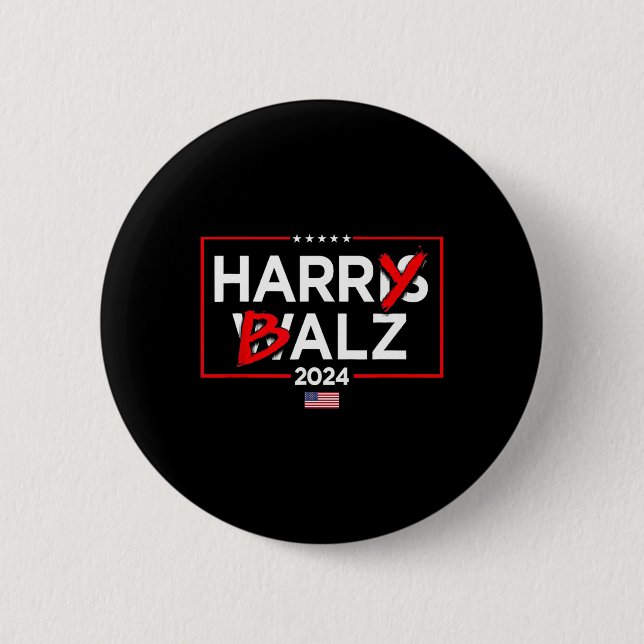 Harry Bheimer Harris 24 Kamala Harris Knapp (Framsida)