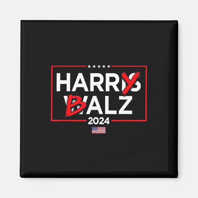 Harry Bheimer Harris 24 Kamala Harris Magnet (Framsidan)