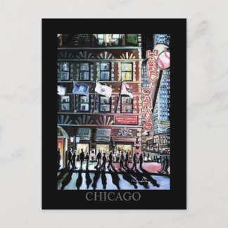 Harry Caray Chicago Art Randsom Art Vykort