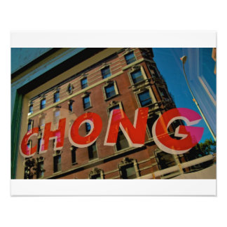 Harry Chong Chinese Tvätt-Greenwich Village NYC Fototryck