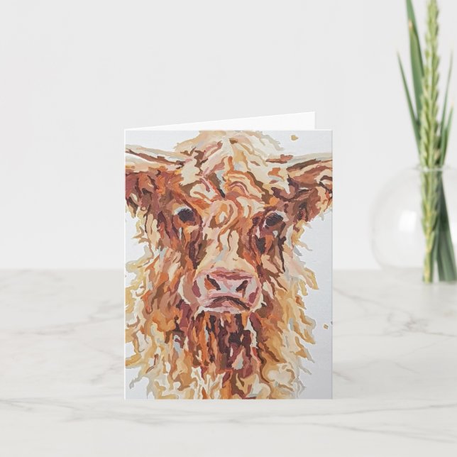 Harry Cow-kort (BLANK) Kort (Framsida)