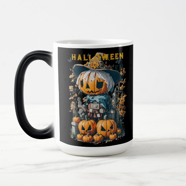 Harry, Halloween-Fågelskrämman Magisk Mugg (Vänster)