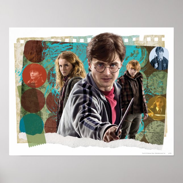 Harry, Hermione och Ron Poster (Framsidan)