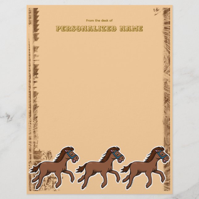 Harry Horse Rustic Unlines Brevhuvud (Framsida)