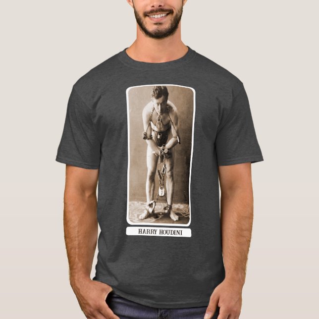 Harry Houdini, 1889 T Shirt (Framsida)