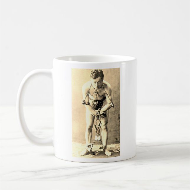 Harry Houdini (c.1899) Kaffemugg (Vänster)