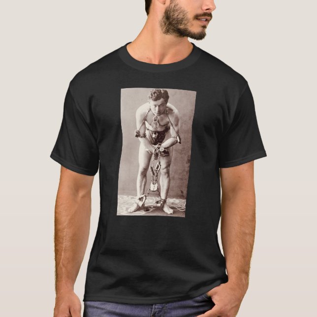 Harry Houdini (c.1899) T Shirt (Framsida)