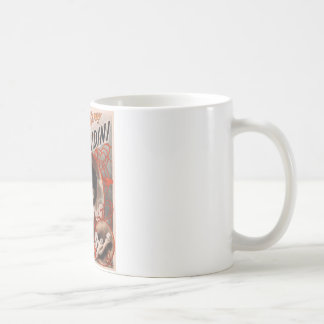 Harry Houdini kung av kort Kaffemugg
