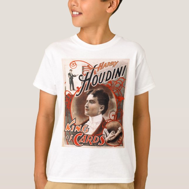 Harry Houdini kung av kort Tröja (Framsida)