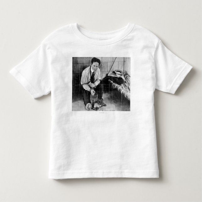 Harry Houdini omkring till flykten från fängelse T Shirt (Framsida)