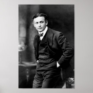 Harry Houdini Porträtt - Circa 1910 Poster