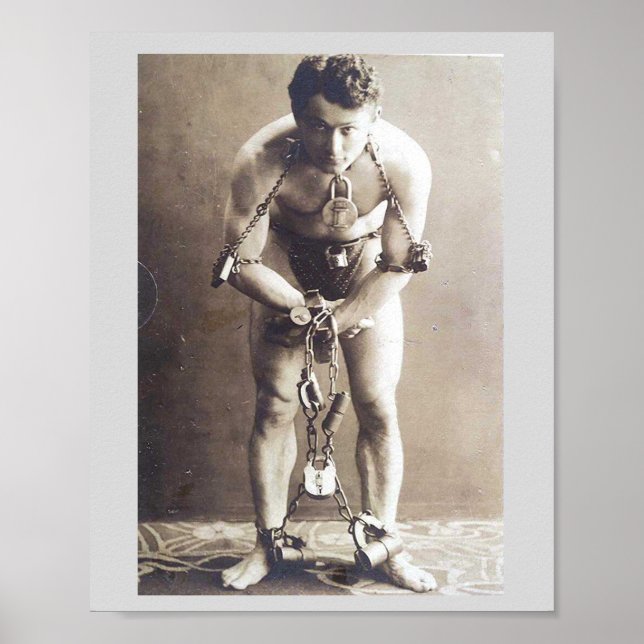 Harry Houdini Poster (Framsidan)