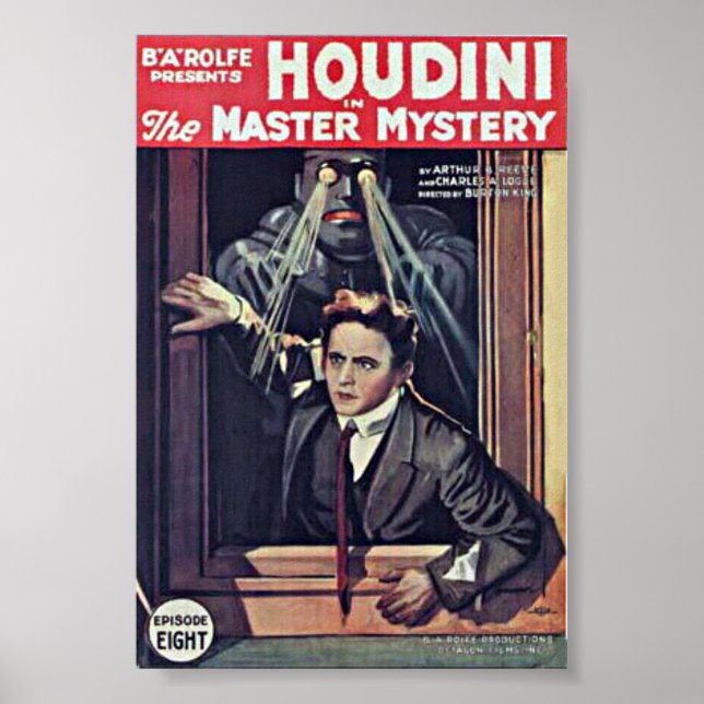 Harry Houdini Poster (Framsidan)