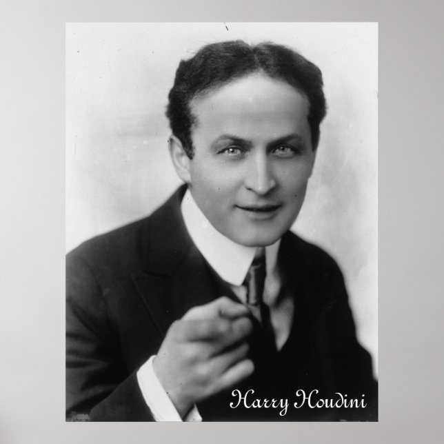 Harry Houdini Skriv ut Poster (Framsidan)